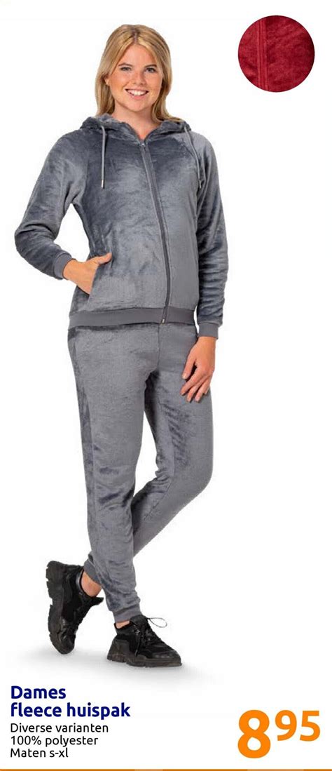 fleece huispak dames action